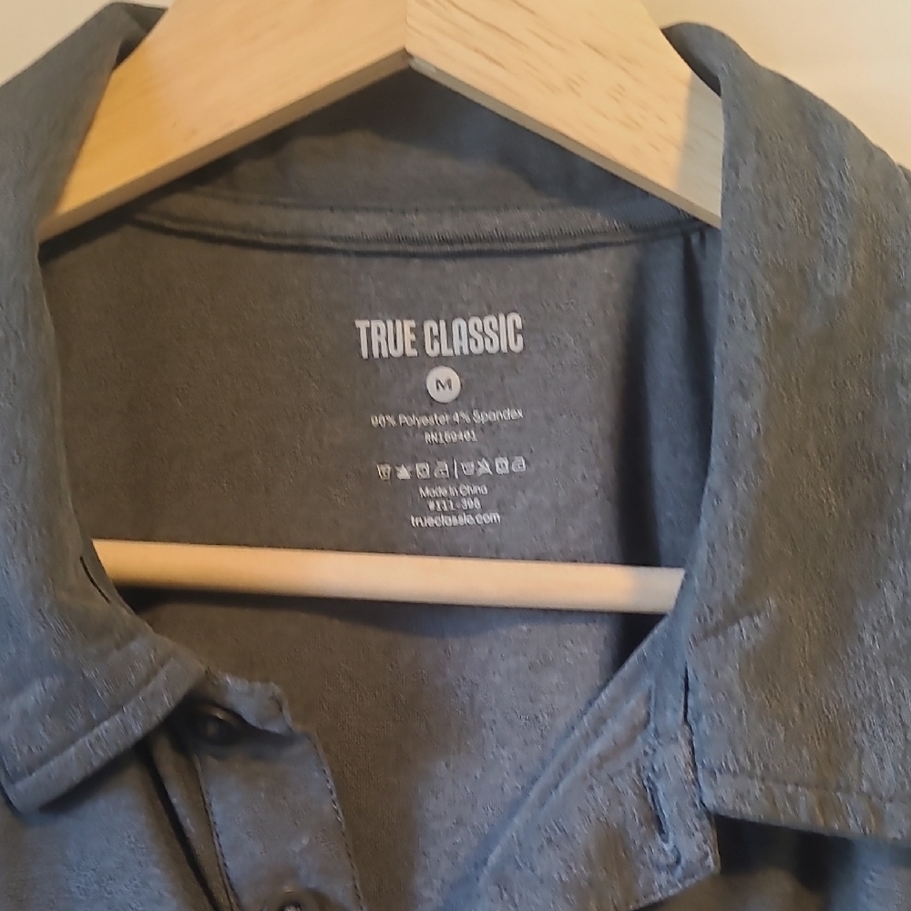 True Classic Gray Polo Shirt for Men